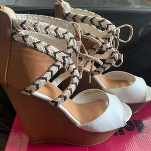 Wedge heels... worn twice